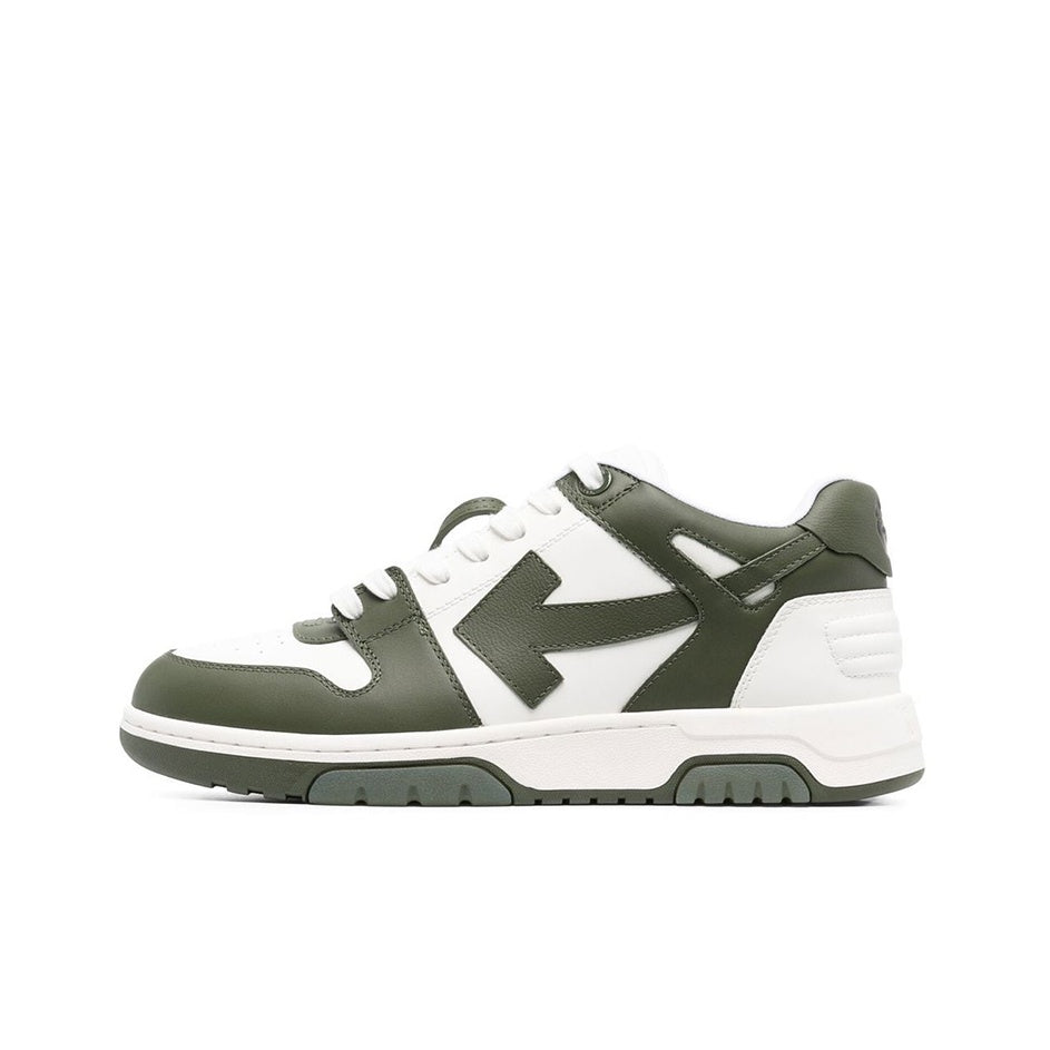 OFF WHITE Out Of Office Ooo Low Tops White Khaki