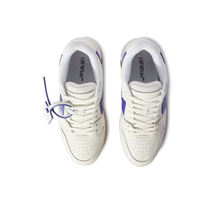 OFF WHITE Out Of Office Low Top Sneaker 'White Blue Brown' Women's